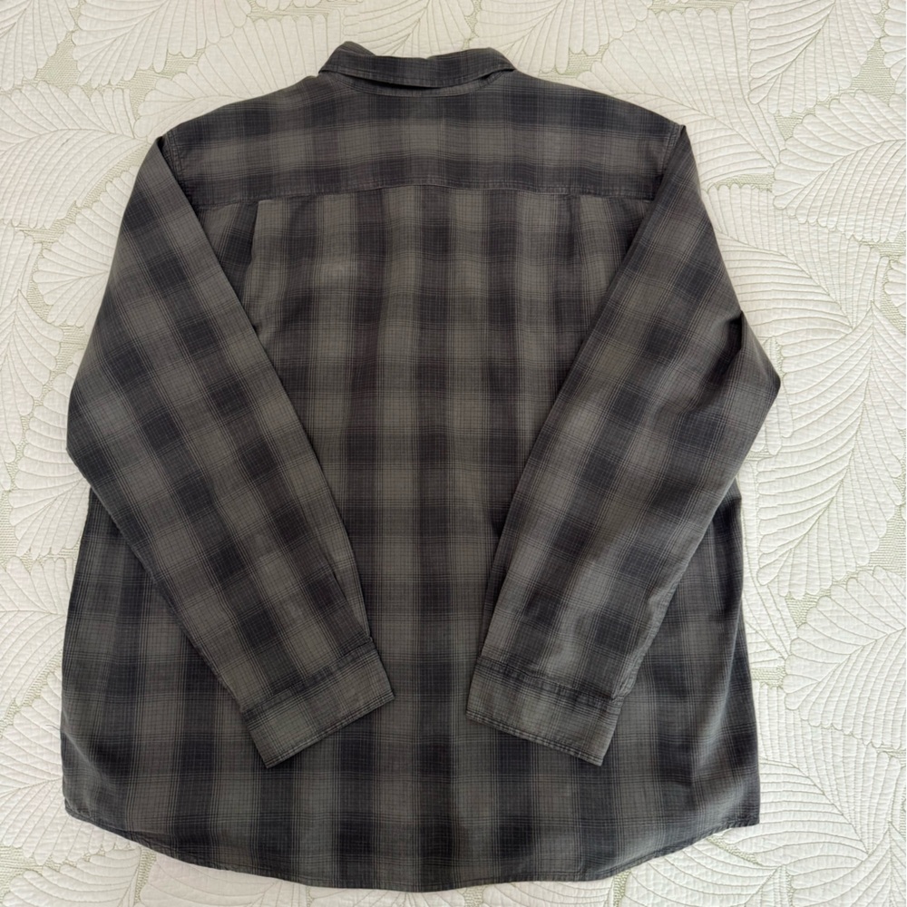 Carhartt Men's Gray Checkered Shirt-Size XXL - Picture 9 of 9